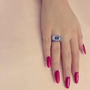 GUCCI NEW ring 925 silver‎ Authentic 100%